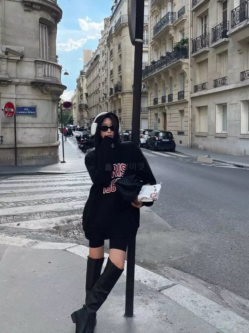 Liveaid - Korean Women Fashion - #womensfashion - Paris Hoody - 7