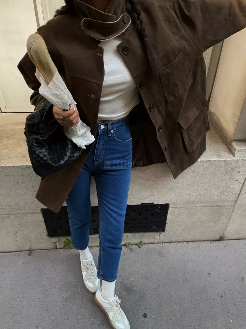 Liveaid - Korean Women Fashion - #womensfashion - Taper Jeans - 2