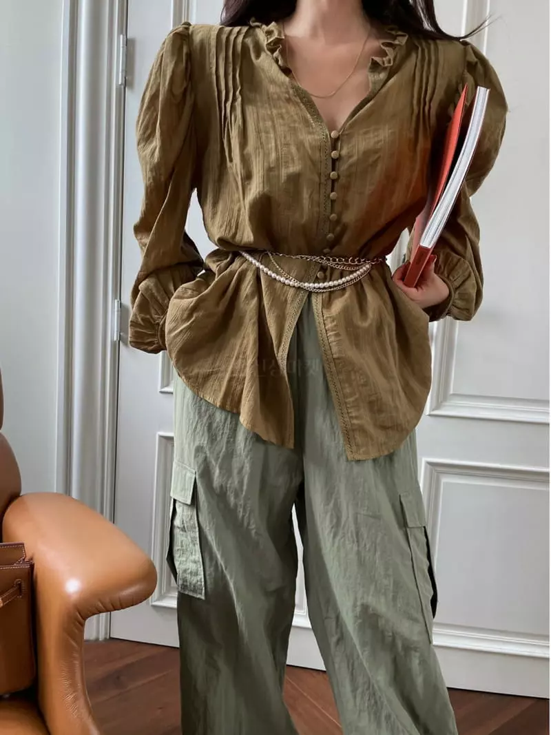 Liveaid - Korean Women Fashion - #womensfashion - Esabell Blouse - 10