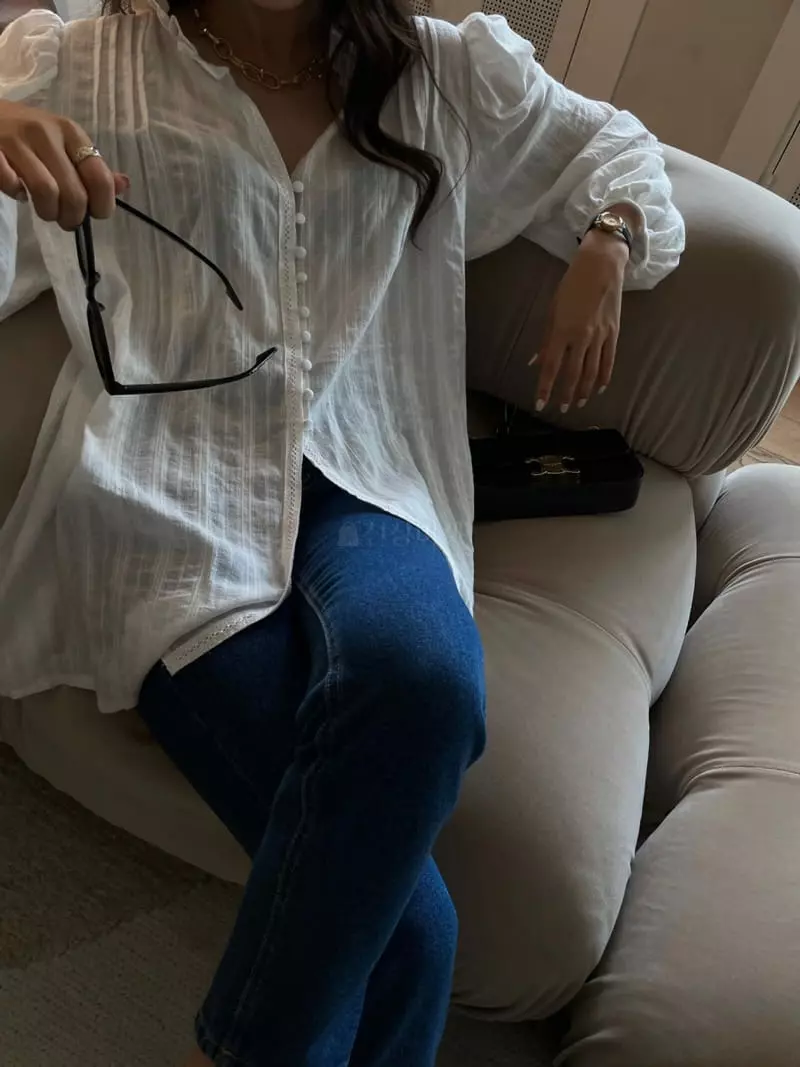 Liveaid - Korean Women Fashion - #womensfashion - Esabell Blouse - 6