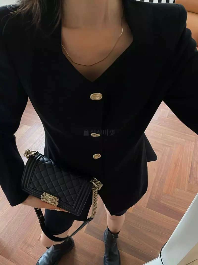 Liveaid - Korean Women Fashion - #momslook - Elle Jacket - 4
