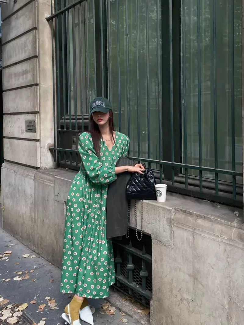 Liveaid - Korean Women Fashion - #womensfashion - Circle One-piece - 7