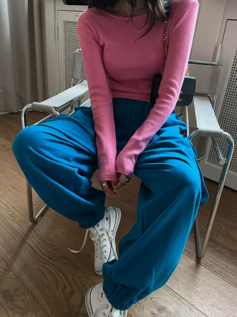 Liveaid - Korean Women Fashion - #womensfashion - Soft Knit Tee - 5
