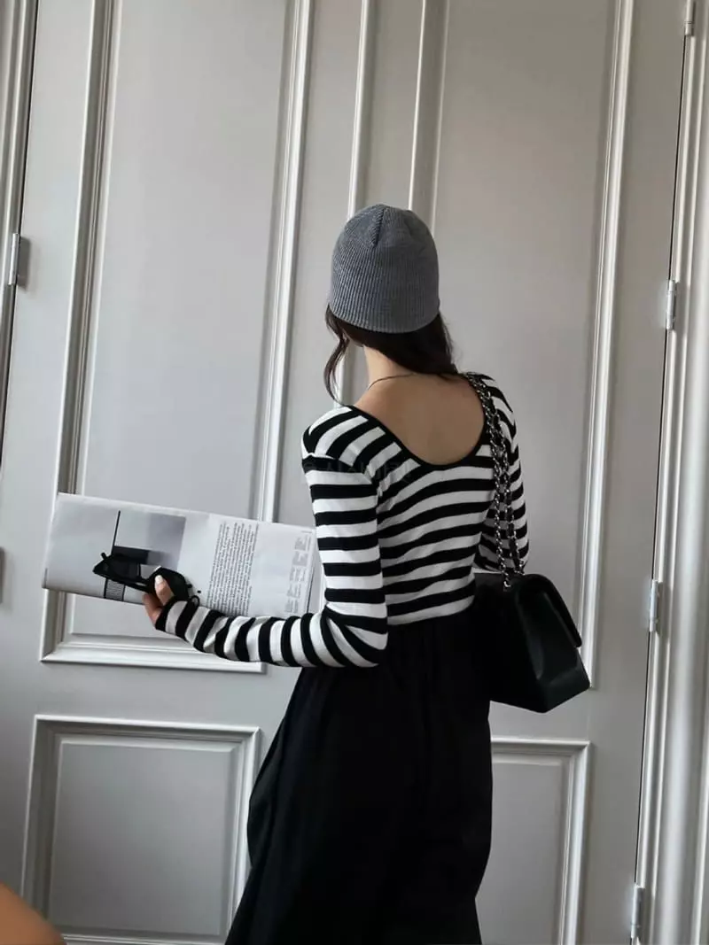 Liveaid - Korean Women Fashion - #womensfashion - Soft Knit Tee - 9