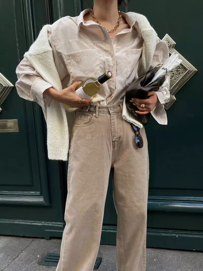 Liveaid - Korean Women Fashion - #womensfashion - Bling Shirt