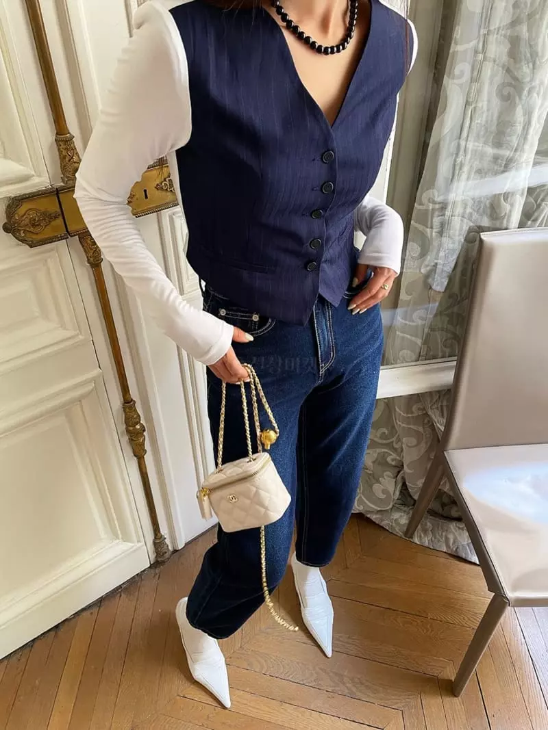 Liveaid - Korean Women Fashion - #womensfashion - Mod Vest - 12