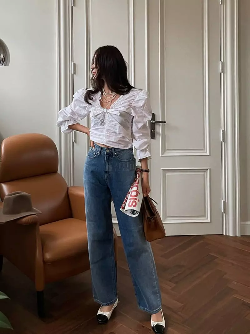 Liveaid - Korean Women Fashion - #momslook - Gradation Jeans - 4