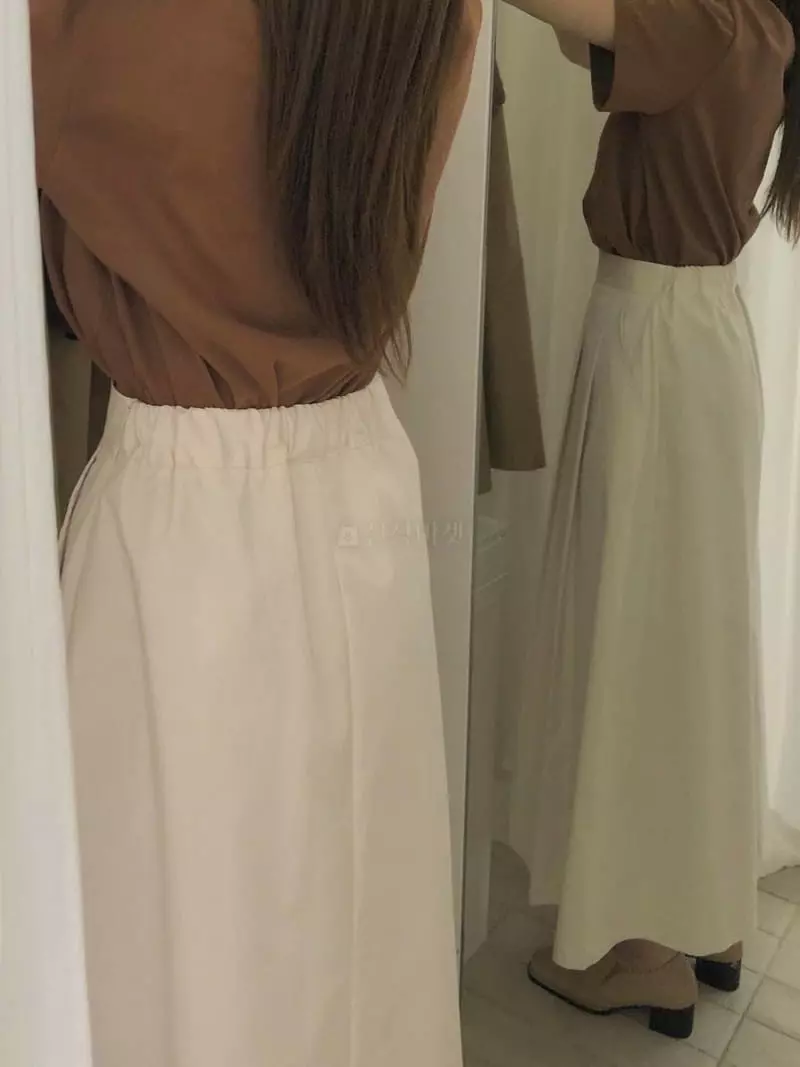 Logon - Korean Women Fashion - #momslook - Wrinkle Skirt - 5