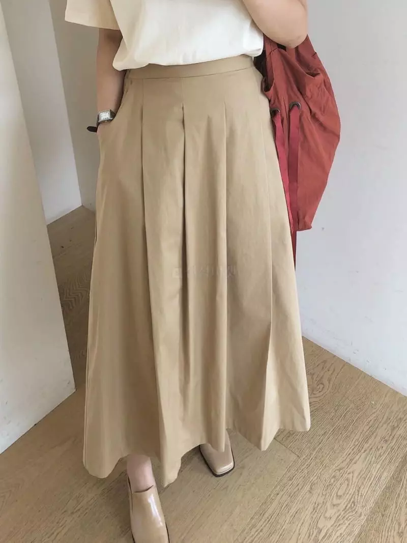 Logon - Korean Women Fashion - #momslook - Wrinkle Skirt - 8