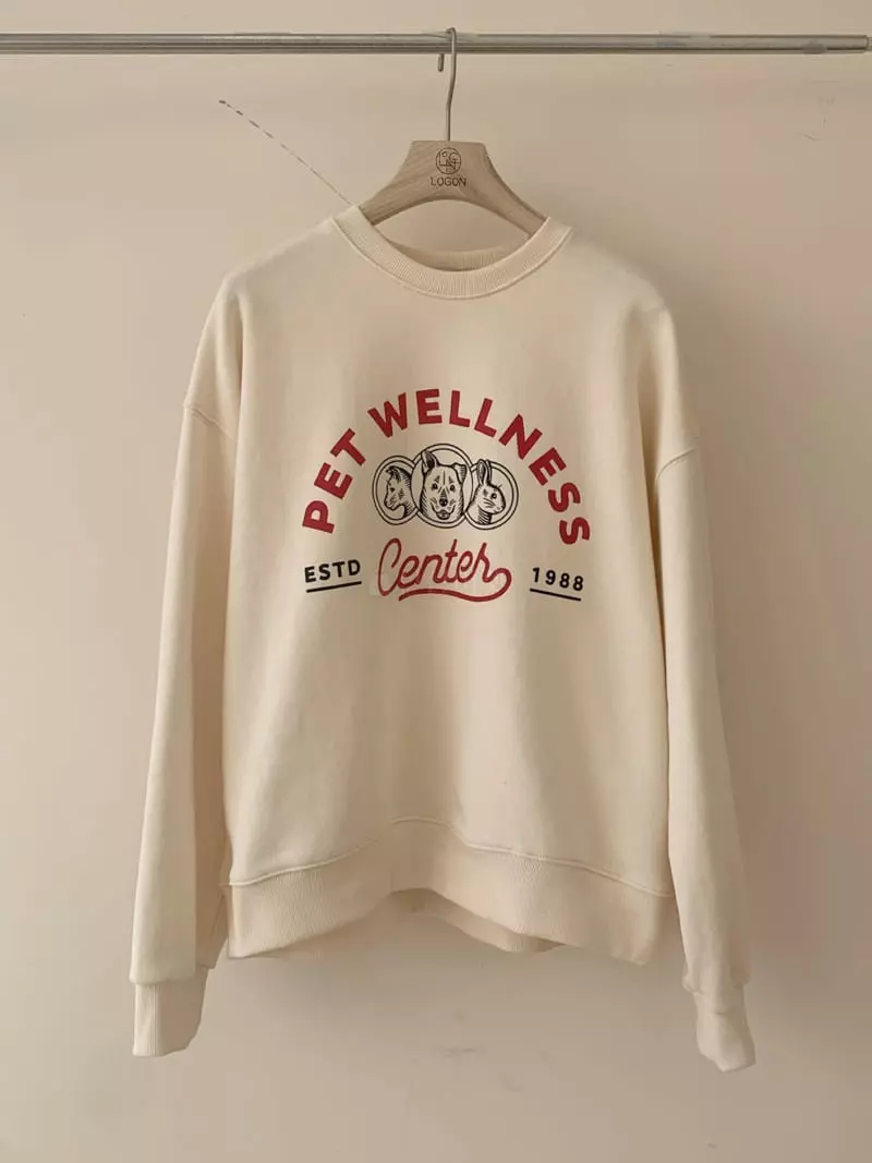Logon - Korean Women Fashion - #momslook - Pet Sweatshirt - 5