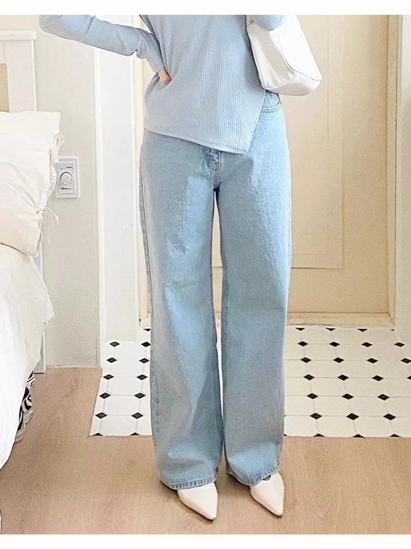 Logon - Korean Women Fashion - #womensfashion - Light Jeans - 10