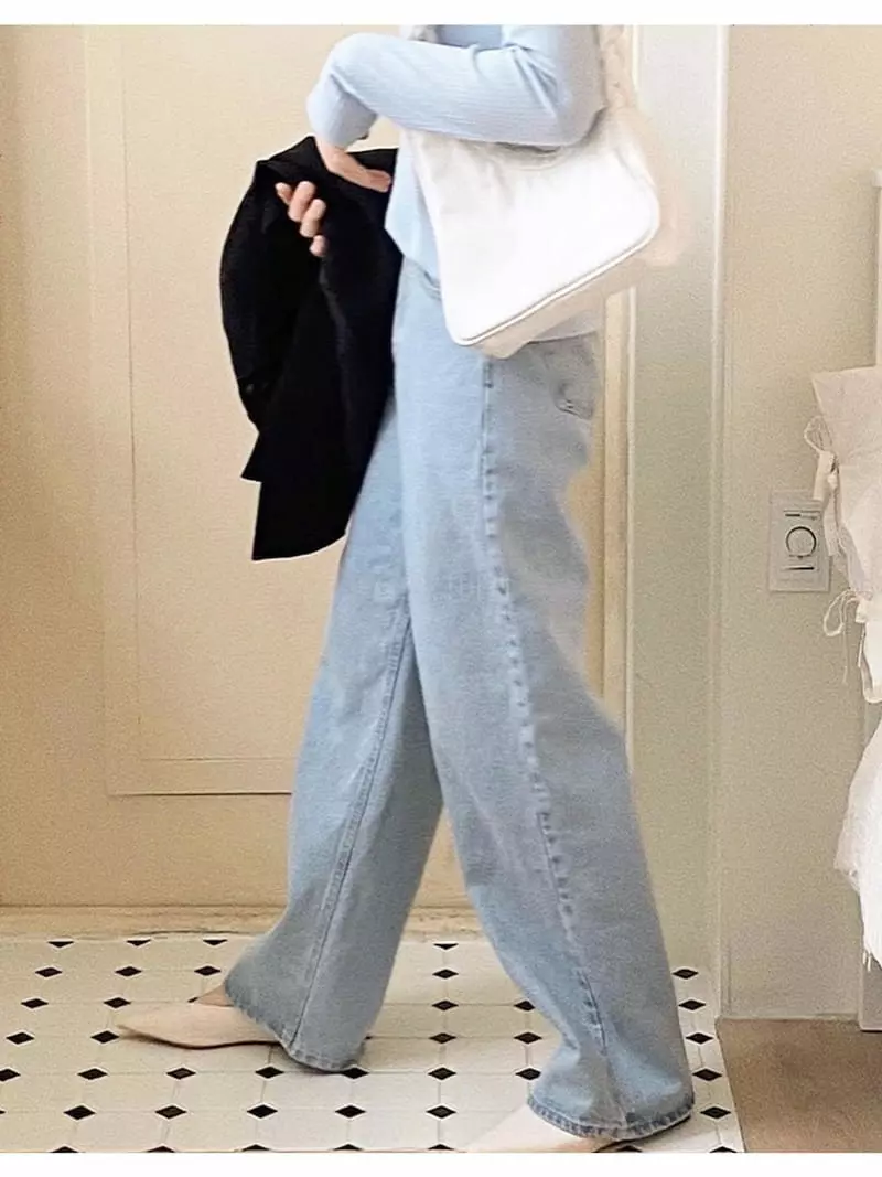 Logon - Korean Women Fashion - #womensfashion - Light Jeans - 12