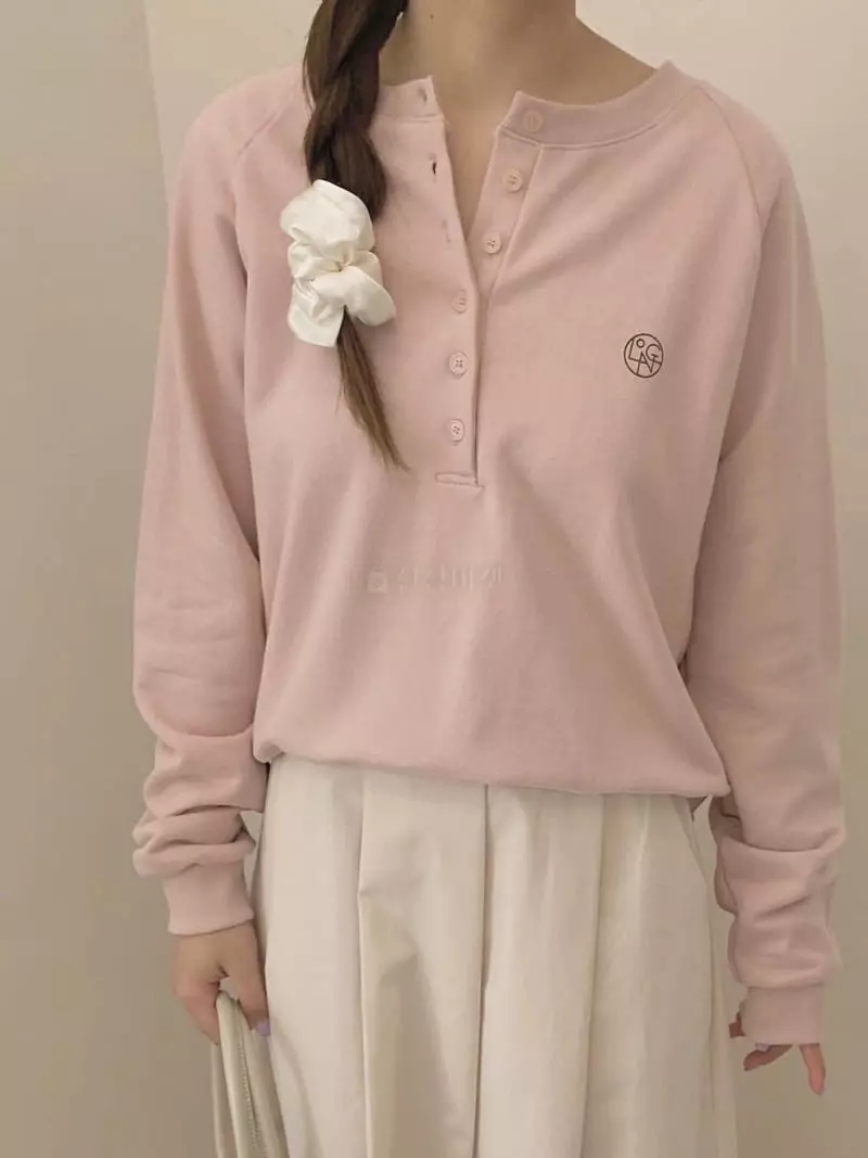 Logon - Korean Women Fashion - #womensfashion - Half Open Sweatshirt - 7