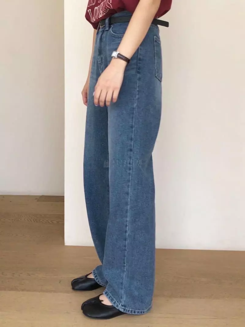 Logon - Korean Women Fashion - #womensfashion - Washing Jeans - 7
