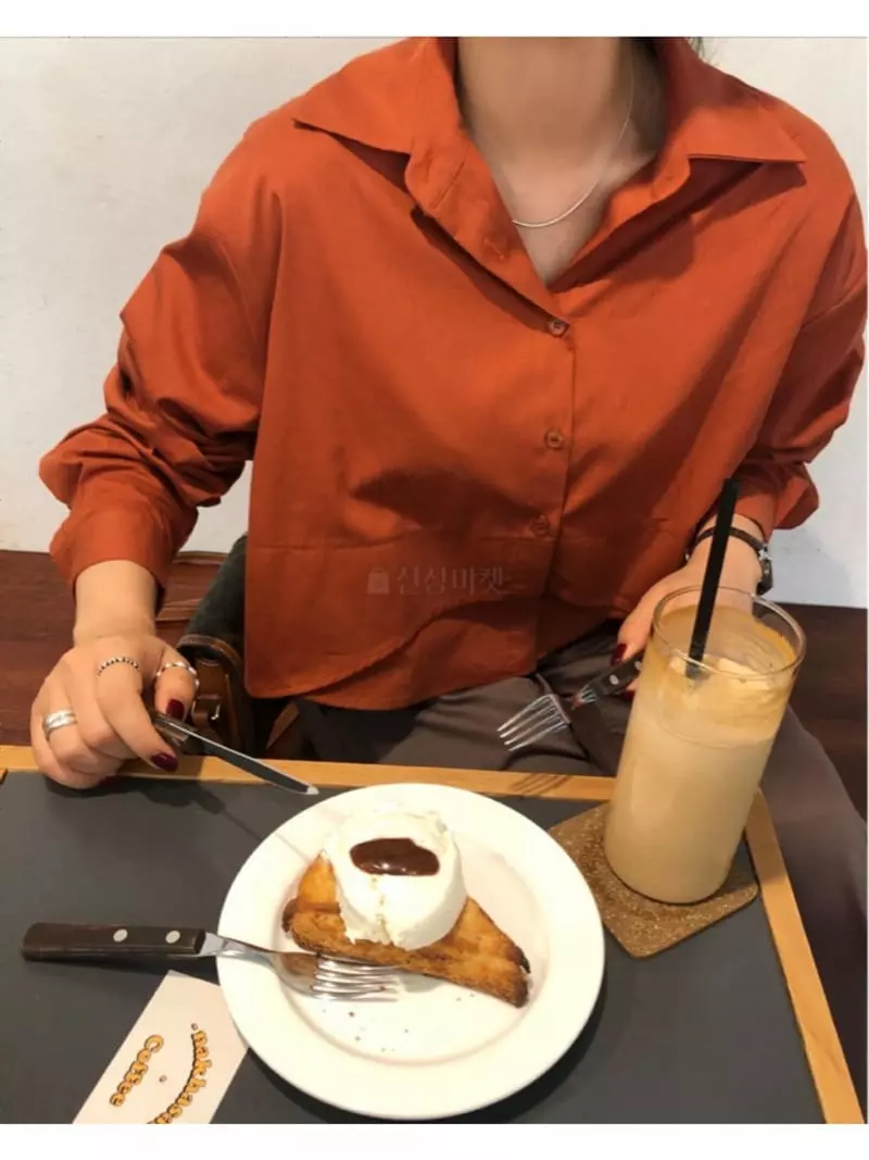 Logon - Korean Women Fashion - #womensfashion - Wave Crop Shirt - 12