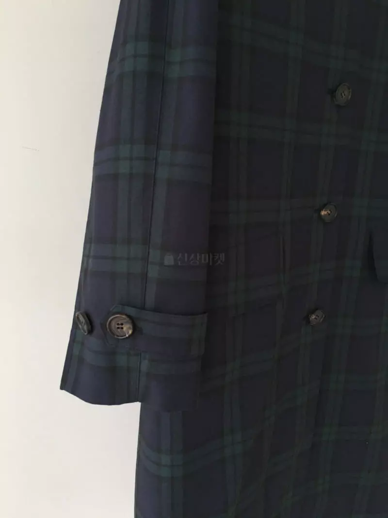Loringrei - Korean Women Fashion - #momslook - B Check Hoody Coat - 8