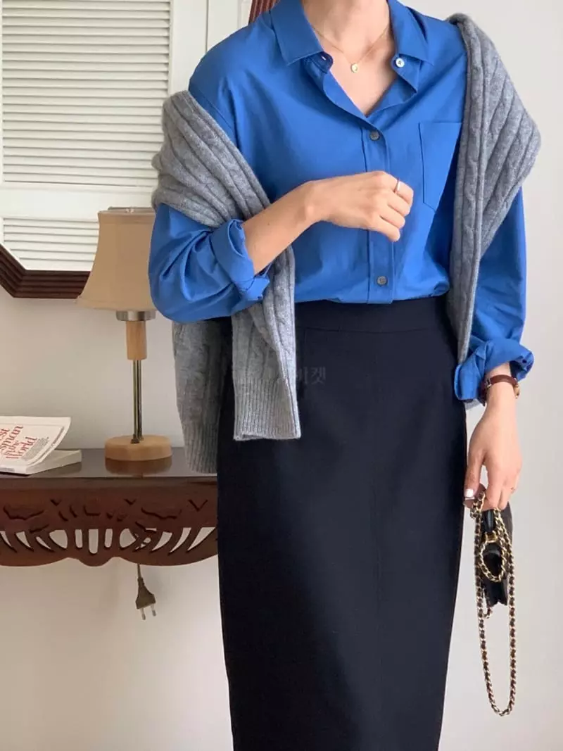 Loringrei - Korean Women Fashion - #momslook - New Ellin Shirt - 5