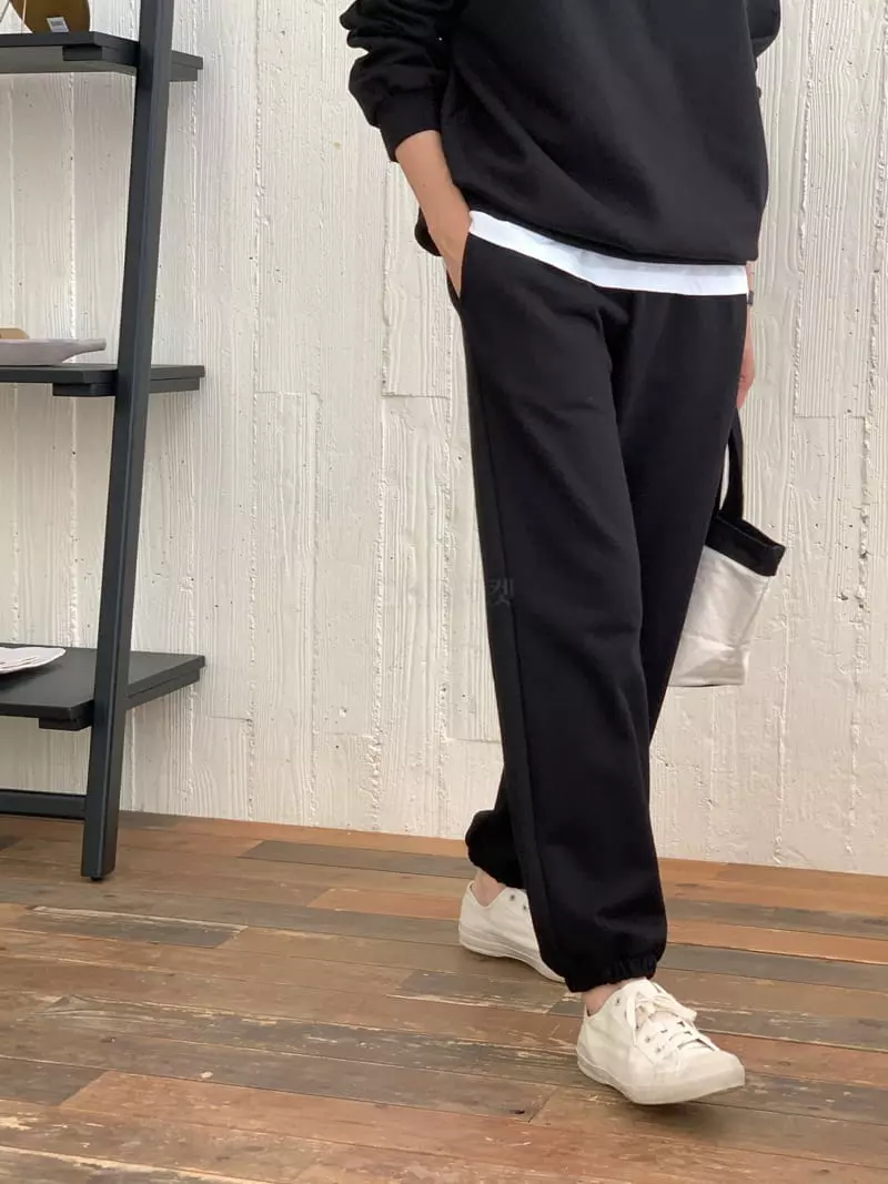 Loringrei - Korean Women Fashion - #momslook - Tery Pants - 3