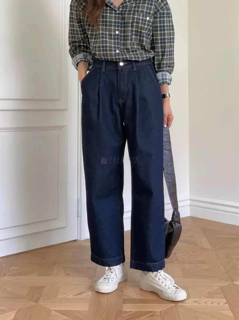 Loringrei - Korean Women Fashion - #womensfashion - Callic Bijo Jeans - 4