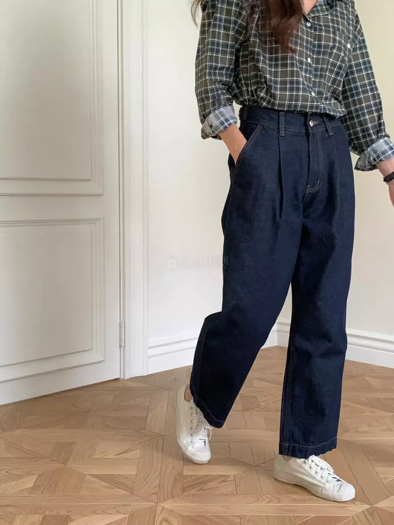 Loringrei - Korean Women Fashion - #momslook - Callic Bijo Jeans - 5