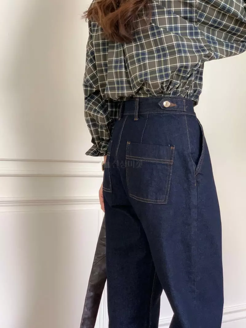 Loringrei - Korean Women Fashion - #momslook - Callic Bijo Jeans - 6