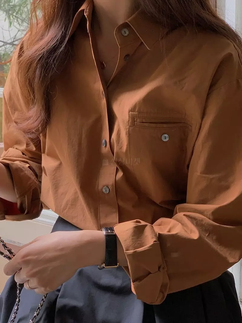 Loringrei - Korean Women Fashion - #pursuepretty - Fallin Shirt - 7