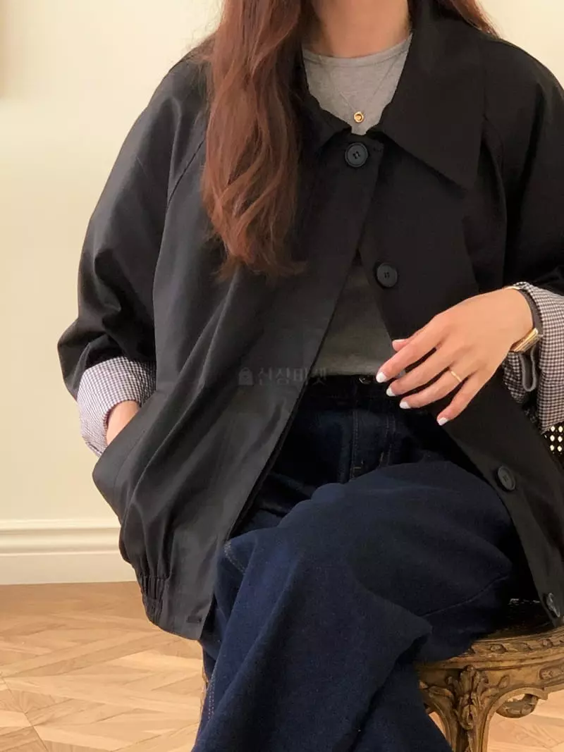 Loringrei - Korean Women Fashion - #romanticstyle - B Collar Jumper