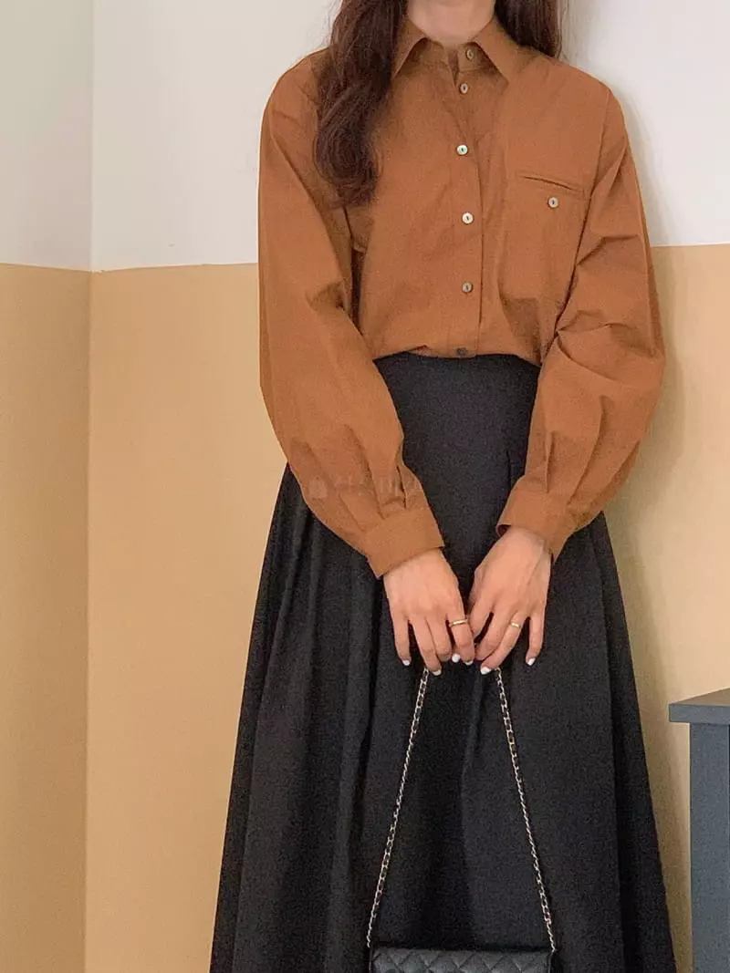 Loringrei - Korean Women Fashion - #shopsmall - Fallin Shirt - 10