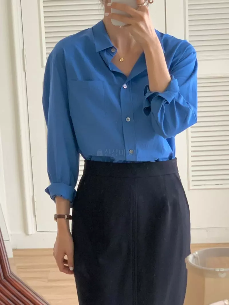 Loringrei - Korean Women Fashion - #momslook - New Ellin Shirt - 4