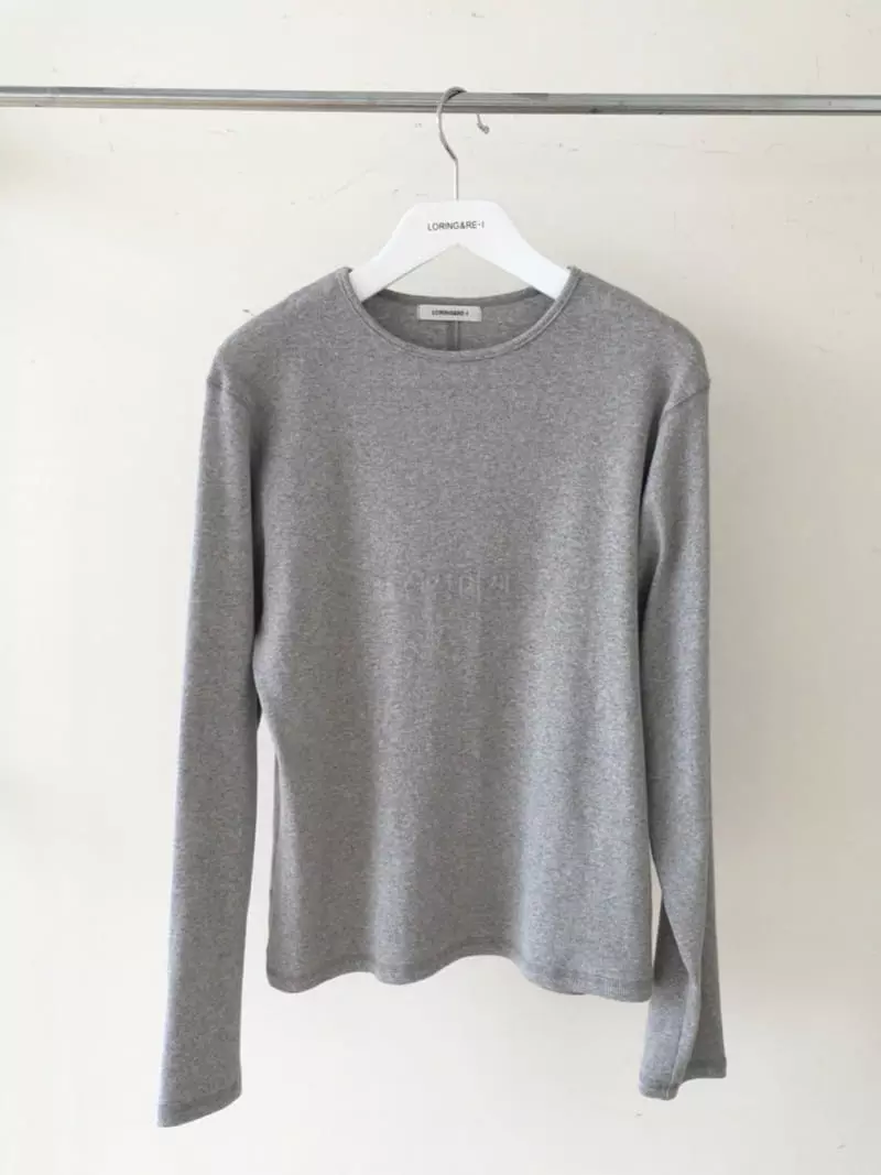 Loringrei - Korean Women Fashion - #womensfashion - Rose Rib Tee - 11
