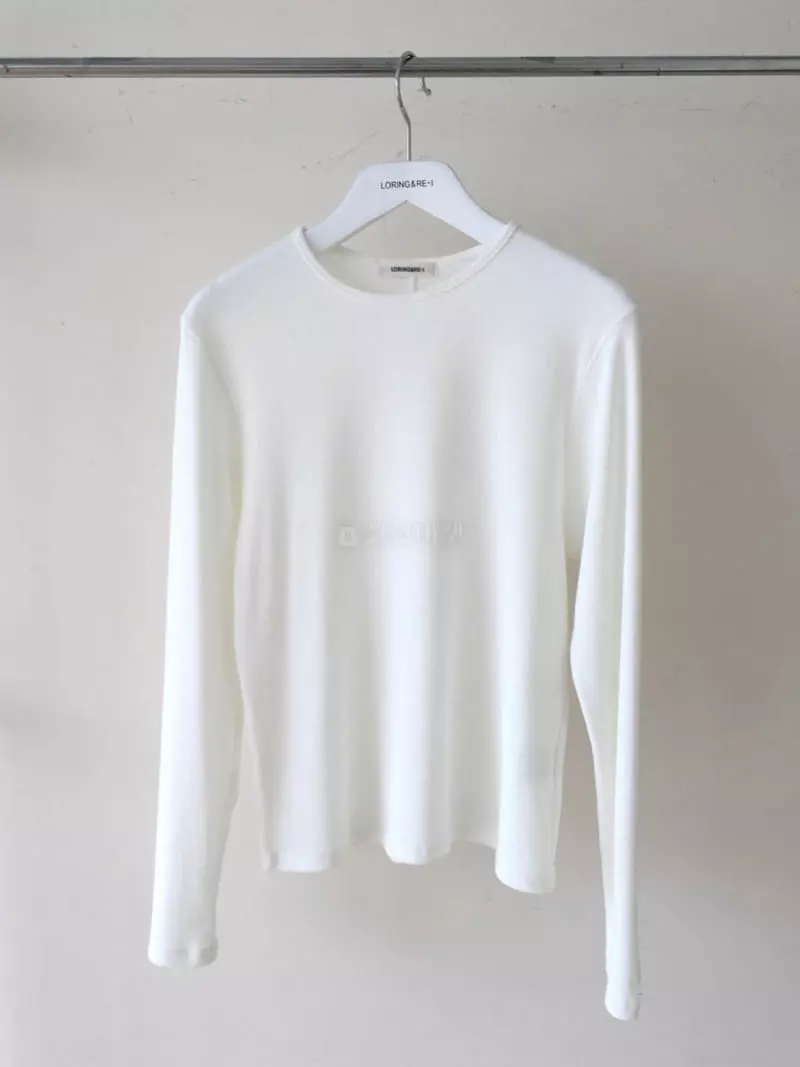 Loringrei - Korean Women Fashion - #womensfashion - Rose Rib Tee - 7