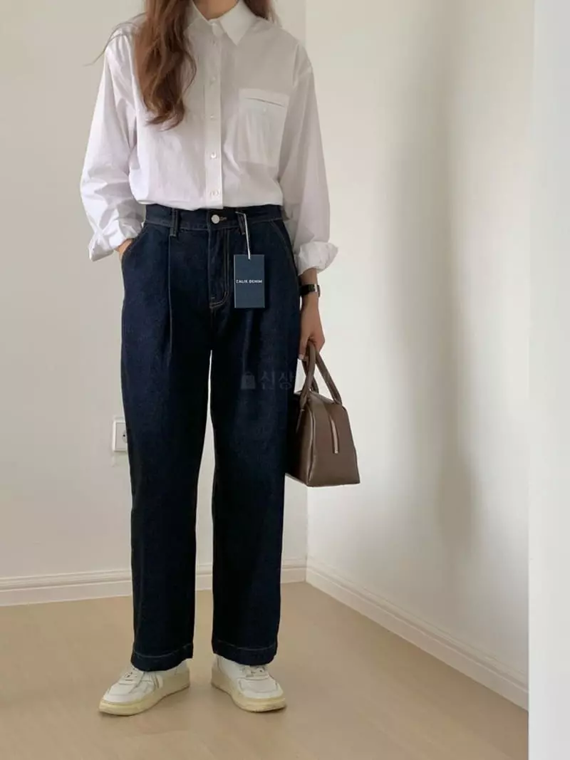 Loringrei - Korean Women Fashion - #womensfashion - Callic Bijo Jeans