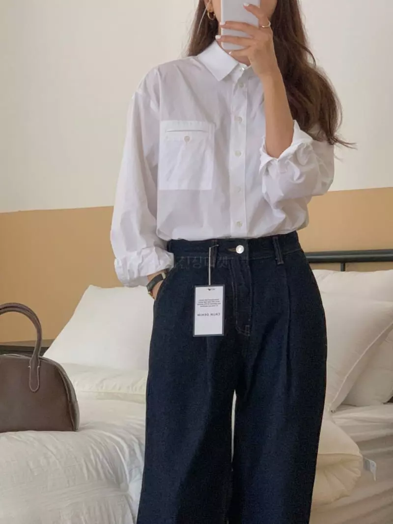 Loringrei - Korean Women Fashion - #momslook - Fallin Shirt - 4