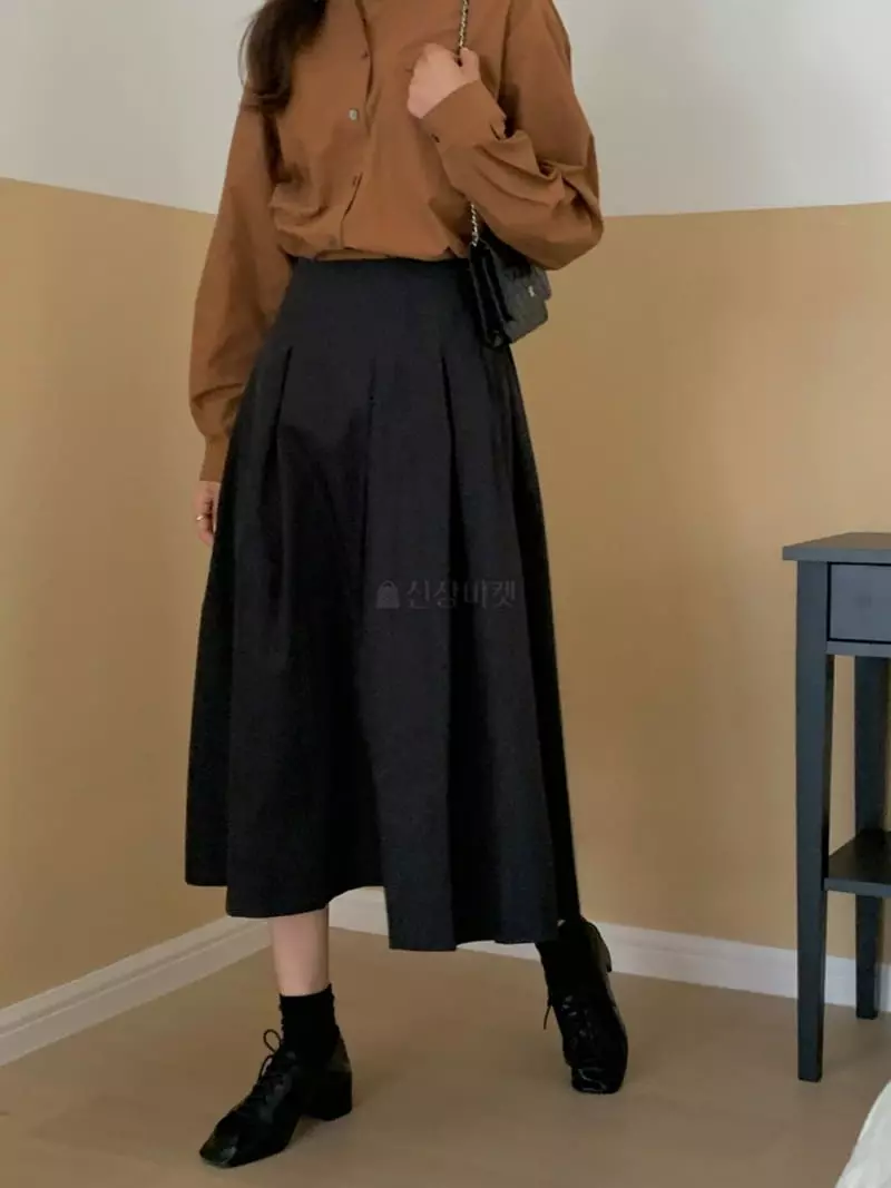 Loringrei - Korean Women Fashion - #womensfashion - Plare Skirt - 3