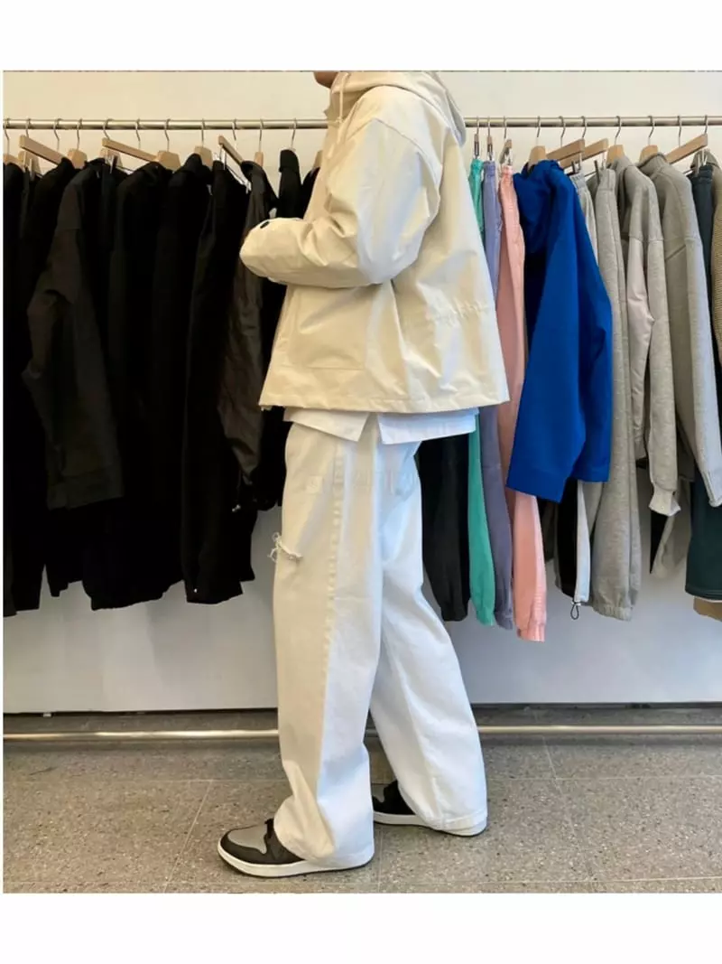 Lous - Korean Women Fashion - #momslook - Hoody Two Pocket Jacket - 3