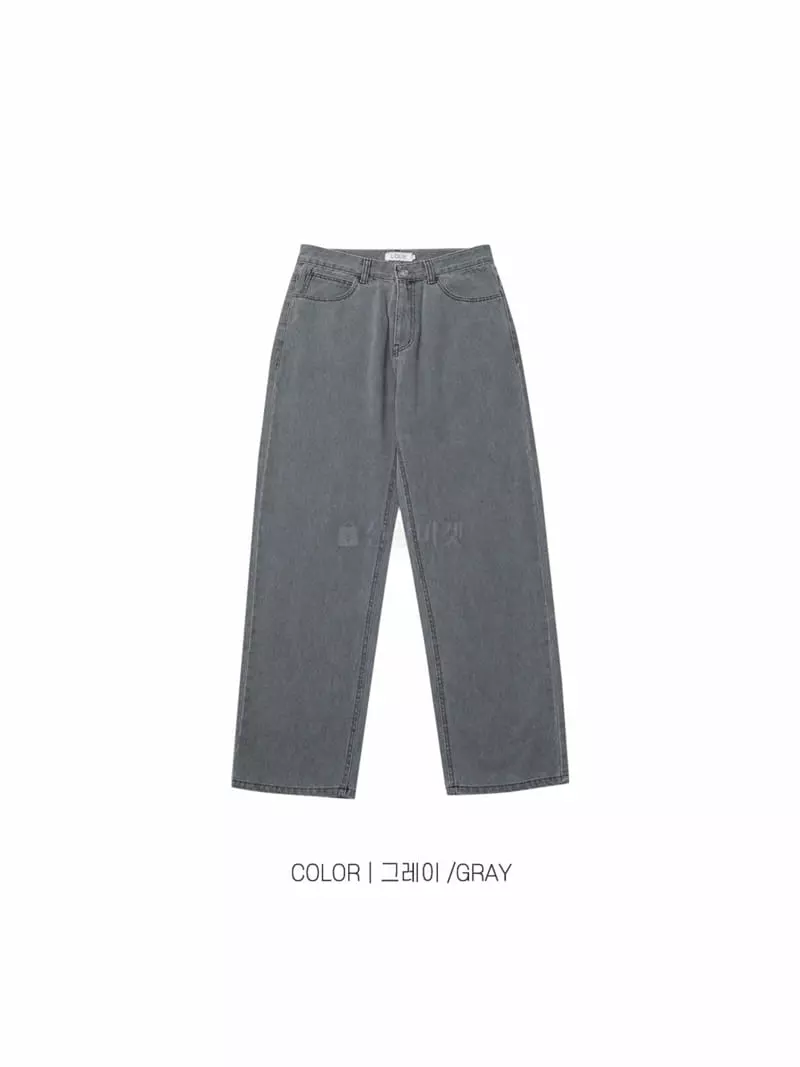 Lous - Korean Women Fashion - #momslook - Wide Jeans - 2