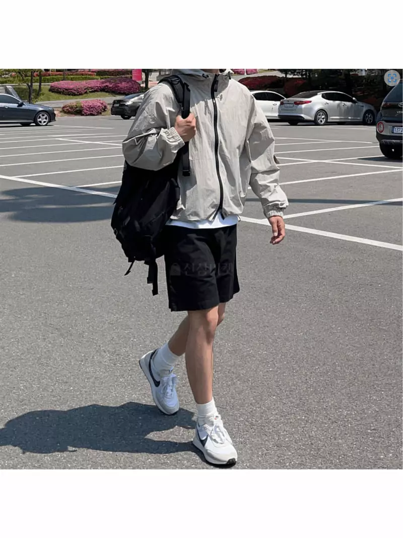 Lous - Korean Women Fashion - #momslook - Sand Windbreaker
