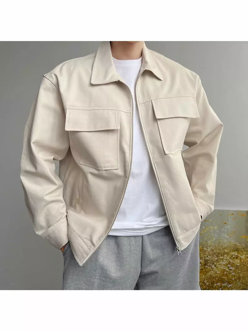 Lous - Korean Women Fashion - #momslook - Over Jacket