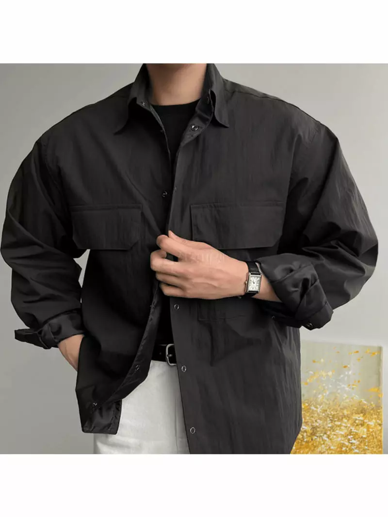 Lous - Korean Women Fashion - #momslook - River Shirt Jacket - 2