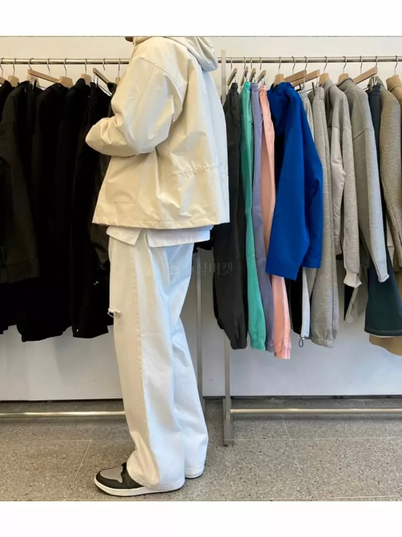 Lous - Korean Women Fashion - #momslook - Hoody Two Pocket Jacket - 4