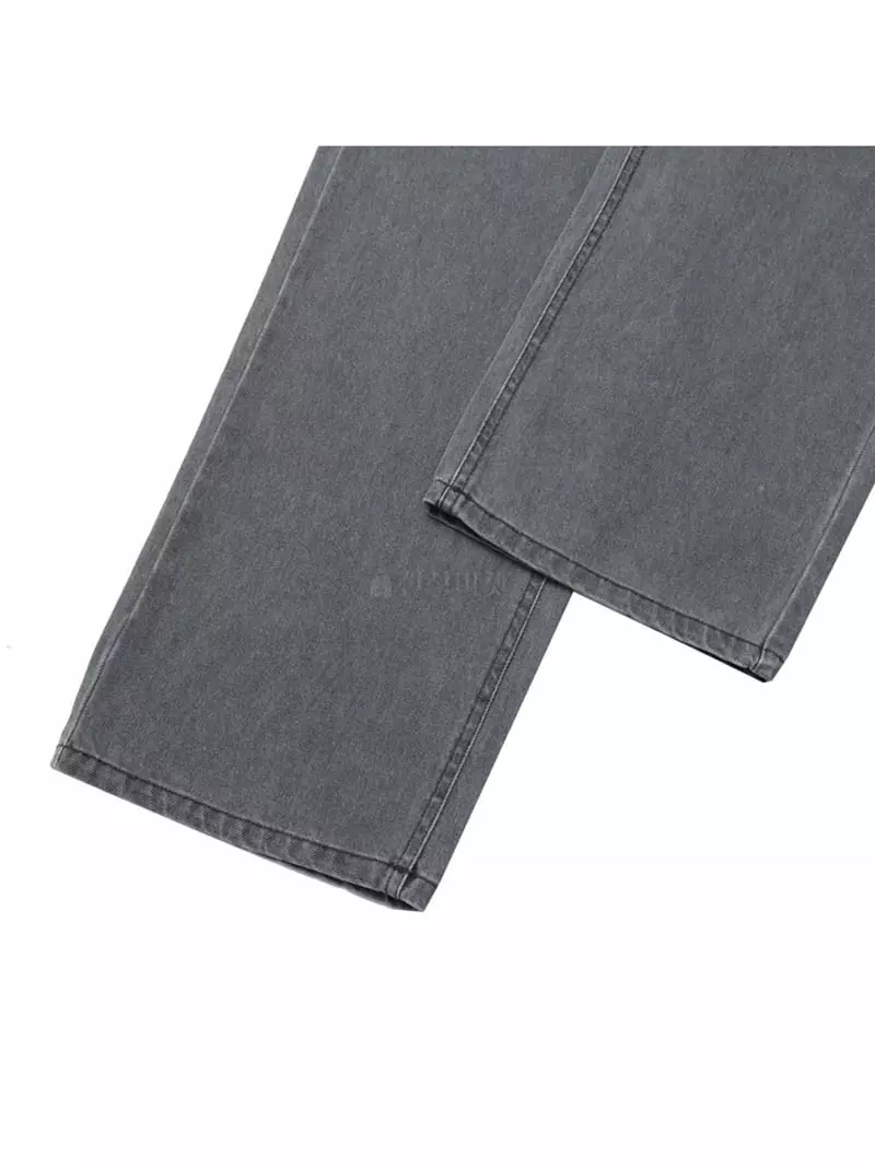 Lous - Korean Women Fashion - #womensfashion - Wide Jeans - 5