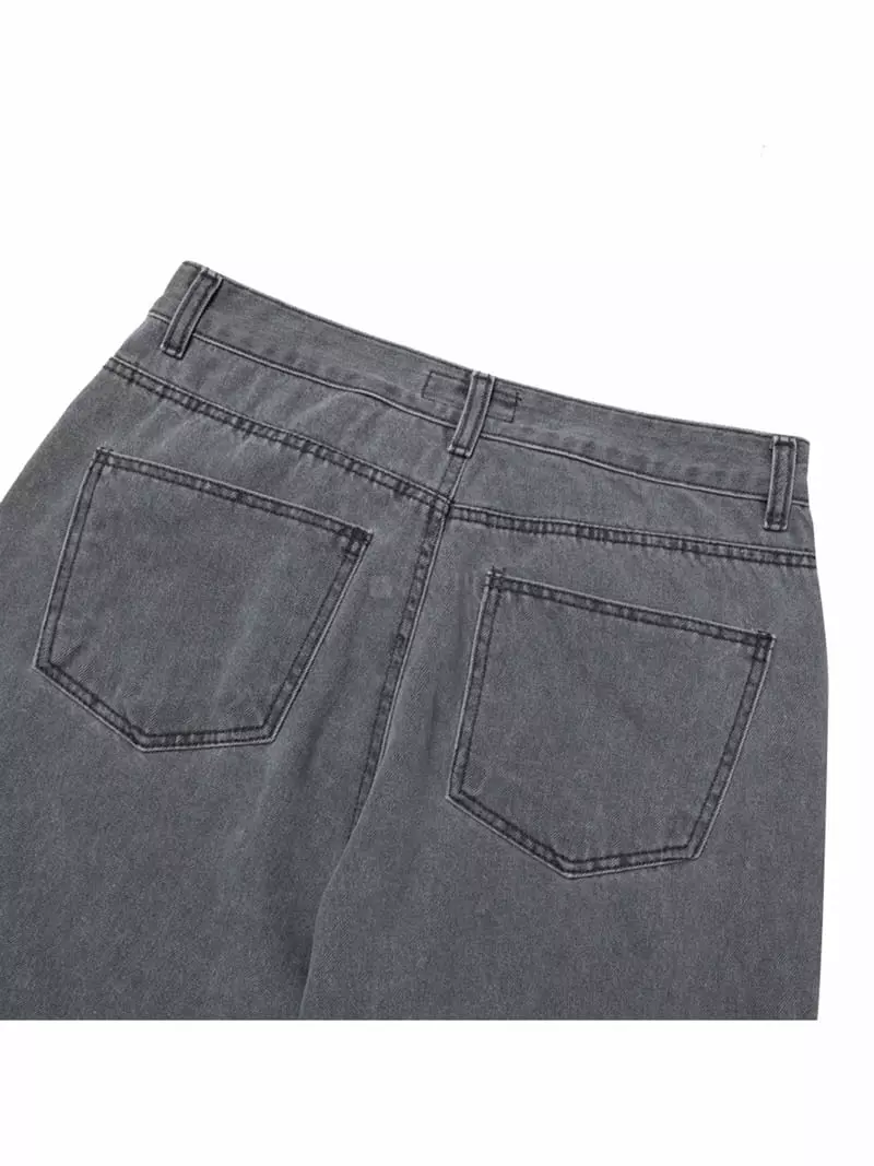 Lous - Korean Women Fashion - #womensfashion - Wide Jeans - 9
