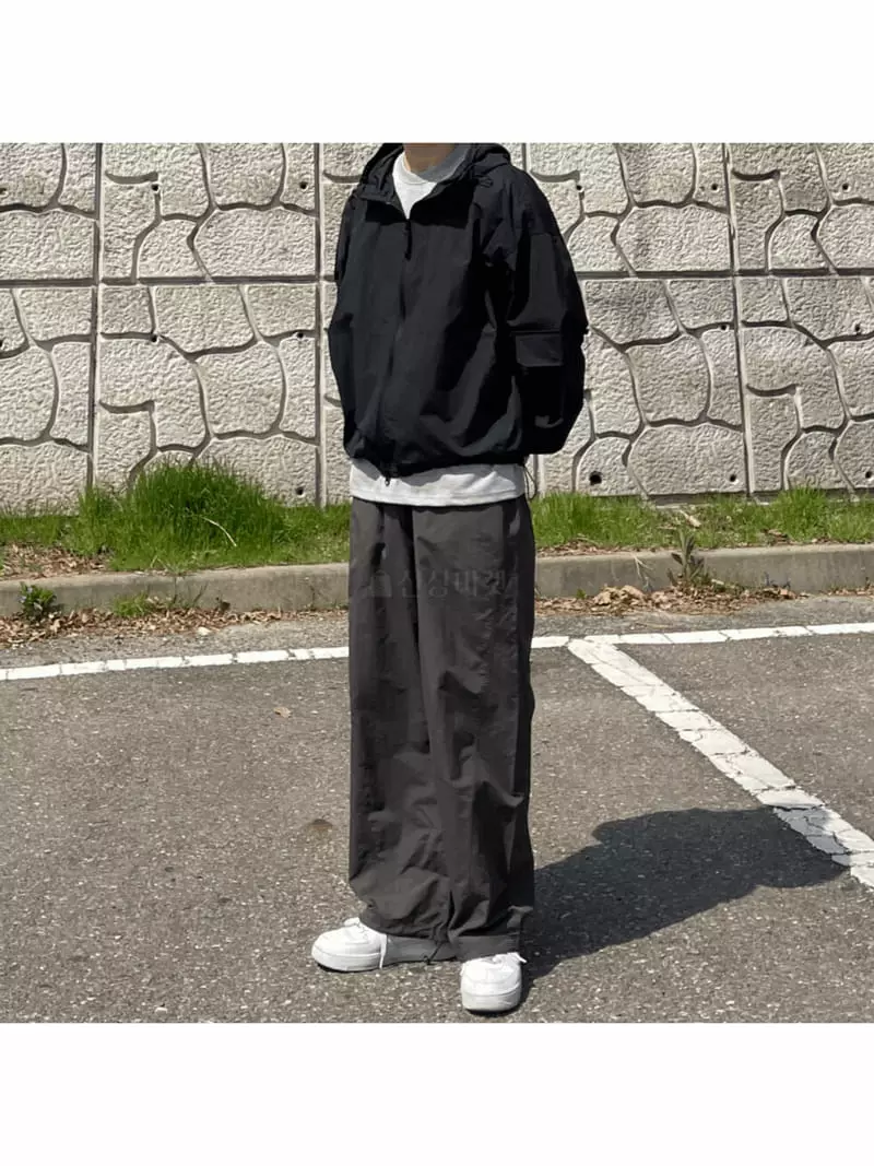 Lous - Korean Women Fashion - #womensfashion - Sand Windbreaker - 10