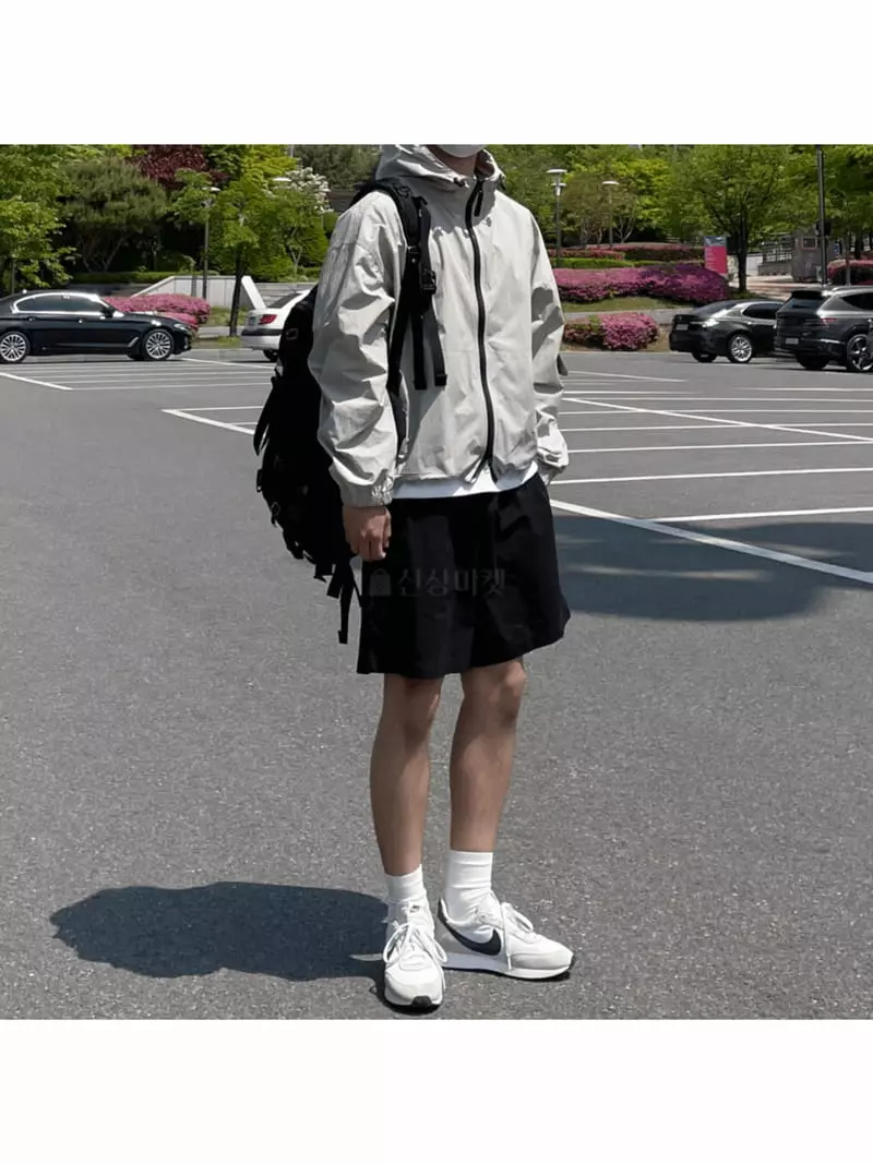 Lous - Korean Women Fashion - #womensfashion - Sand Windbreaker - 2