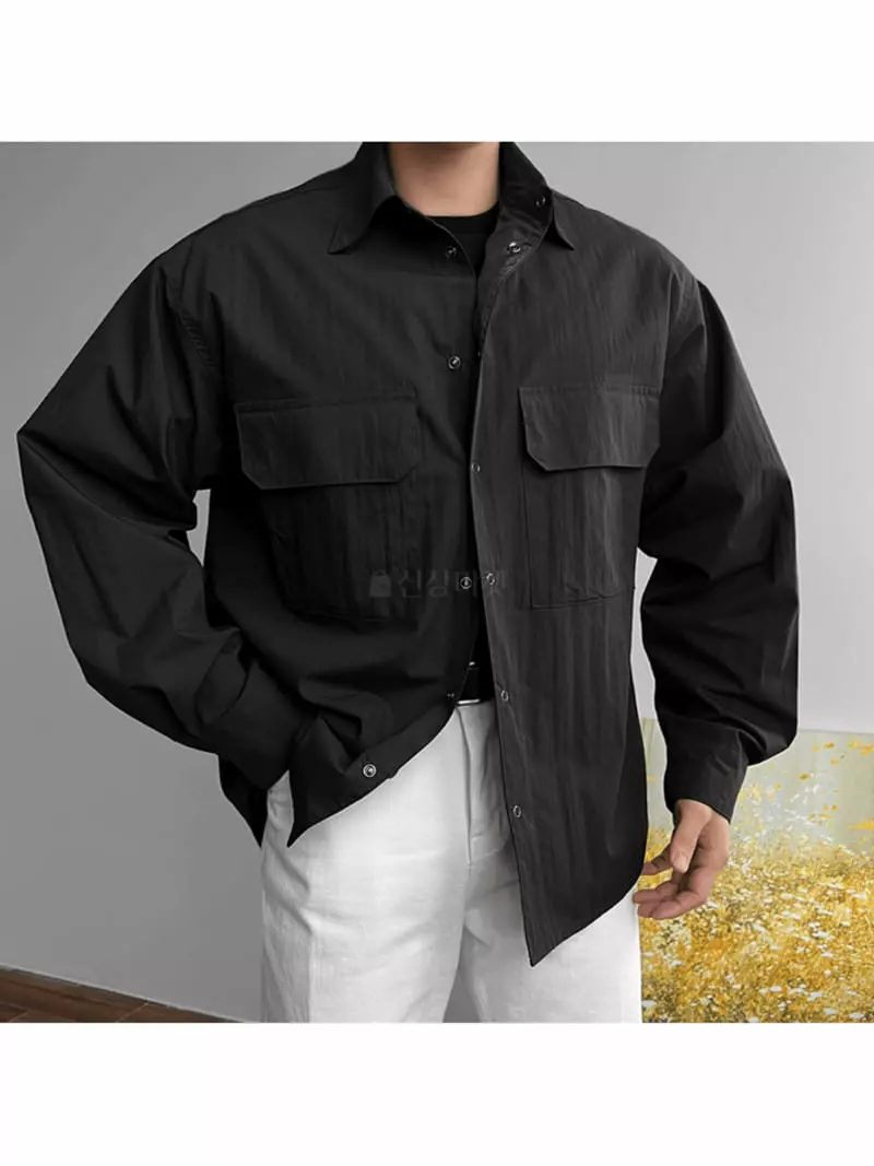 Lous - Korean Women Fashion - #womensfashion - River Shirt Jacket