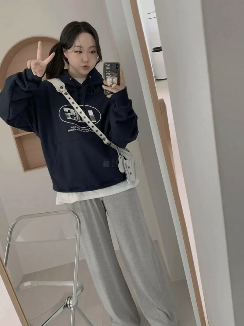 Lous - Korean Women Fashion - #womensfashion - Lous Hoody Tee - 2