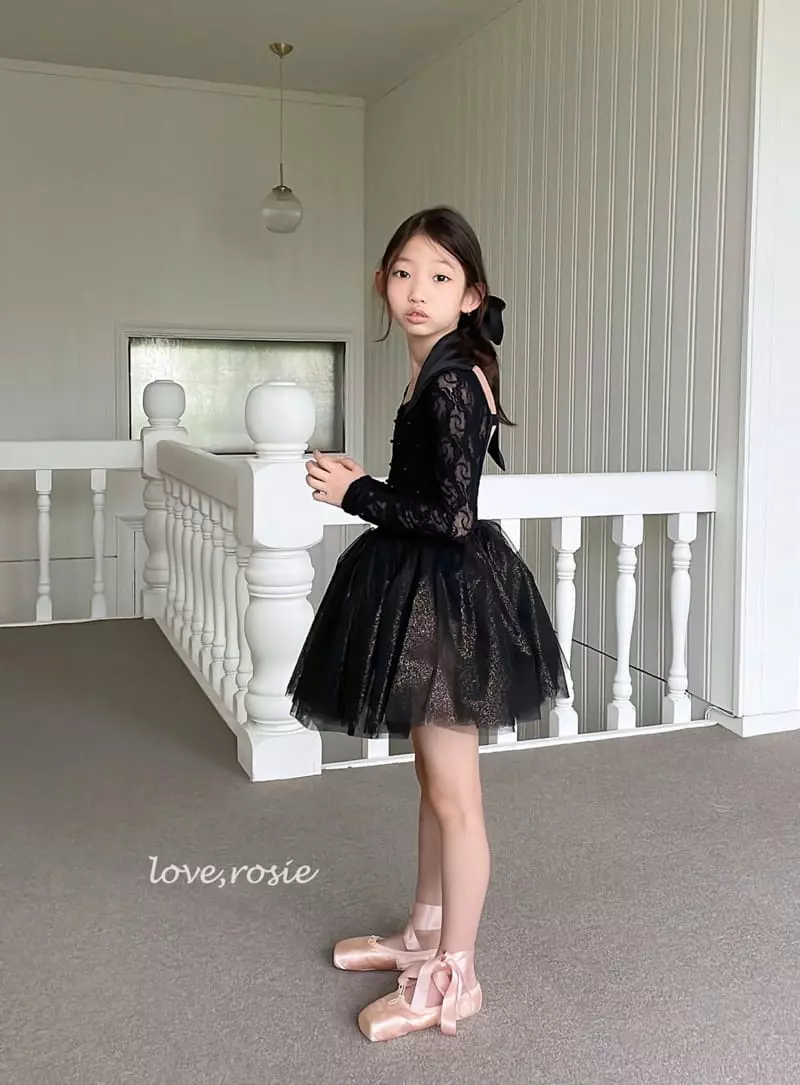 Love Rosie - Korean Children Fashion - #childofig - Pearl Lace Vintage Ballet Waer - 2