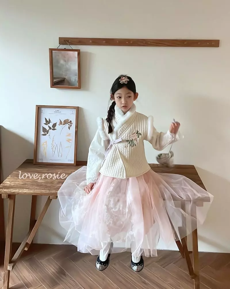 Love Rosie - Korean Children Fashion - #childofig - Graceful Embrodiery Long Hanbok