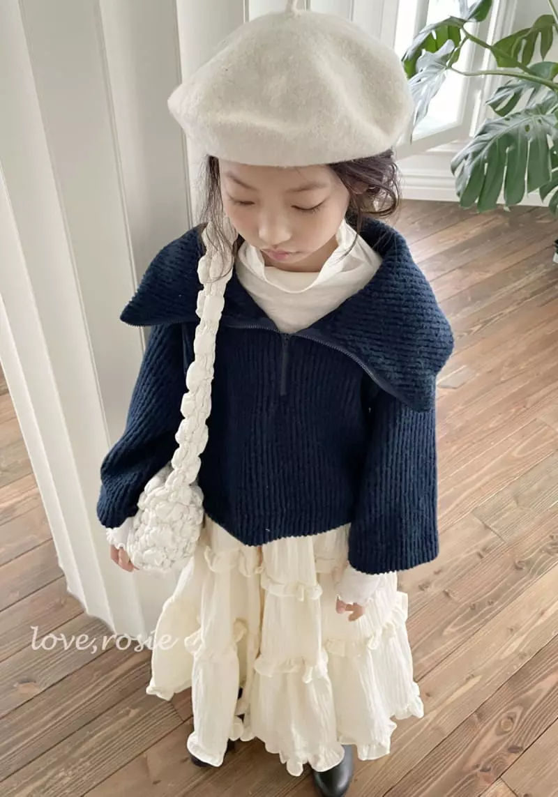Love Rosie - Korean Children Fashion - #childofig - Babara Knit Zip-up with Mom - 11