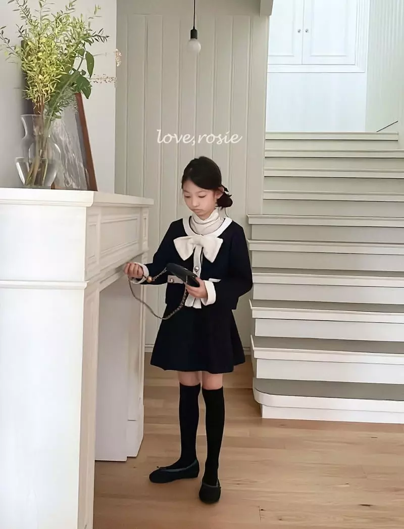 Love Rosie - Korean Children Fashion - #discoveringself - Miu Twid Jacket Skirt Set - 8